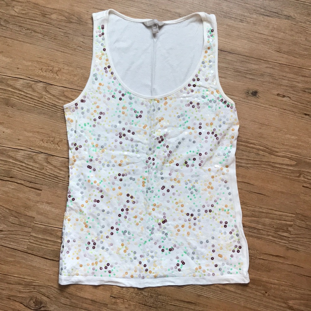 Banana Republic sequin tank
